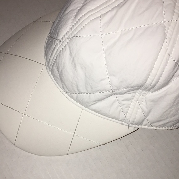 Torrid Quilted White Baseball Cap – NWT | Adjustable Fit, Winter Style - Picture 4 of 7